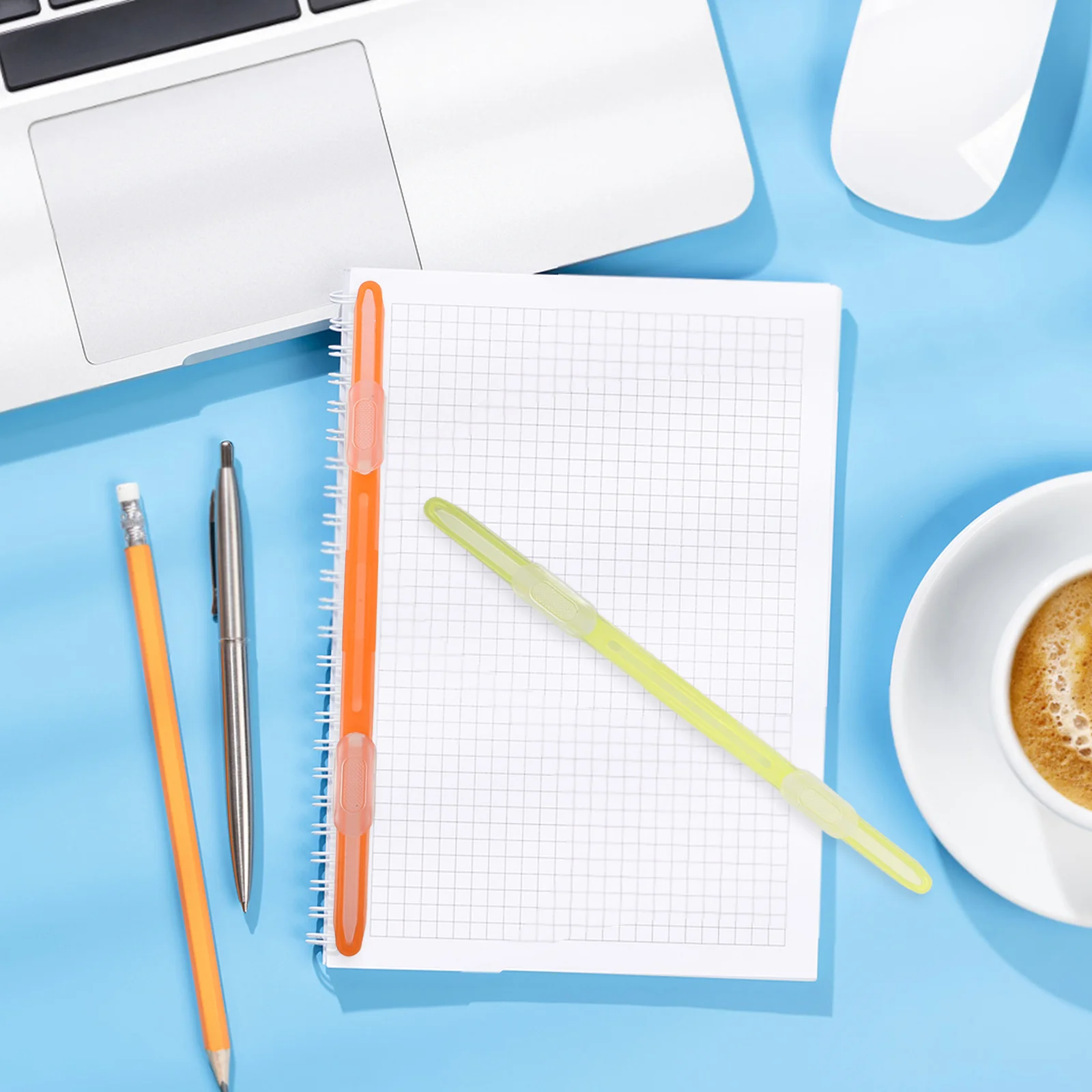 

36Pcs Double Hole Binder Clips Plastic Document Fasteners for School Papers Office File Organization Home and Test Paper Binding