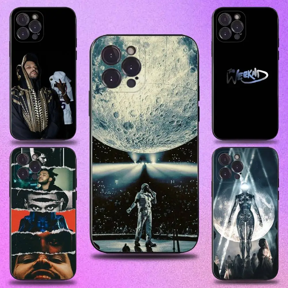 

Rapper The W-Weeknd Phone Case For iPhone 16,15,14,13,12,11 Plus,Pro Max,XS,X,XR,SE,Mini,8,7,Soft Silicone Black Cover