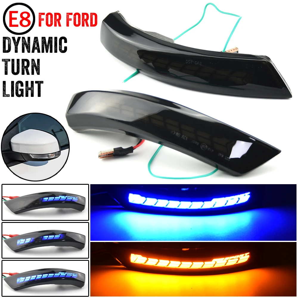 

Dynamic Turn Signal Light LED Side Wing Rearview Mirror Indicator Blinker Repeater Light For Ford Focus Mk4 Ab Bj 2019 -2020