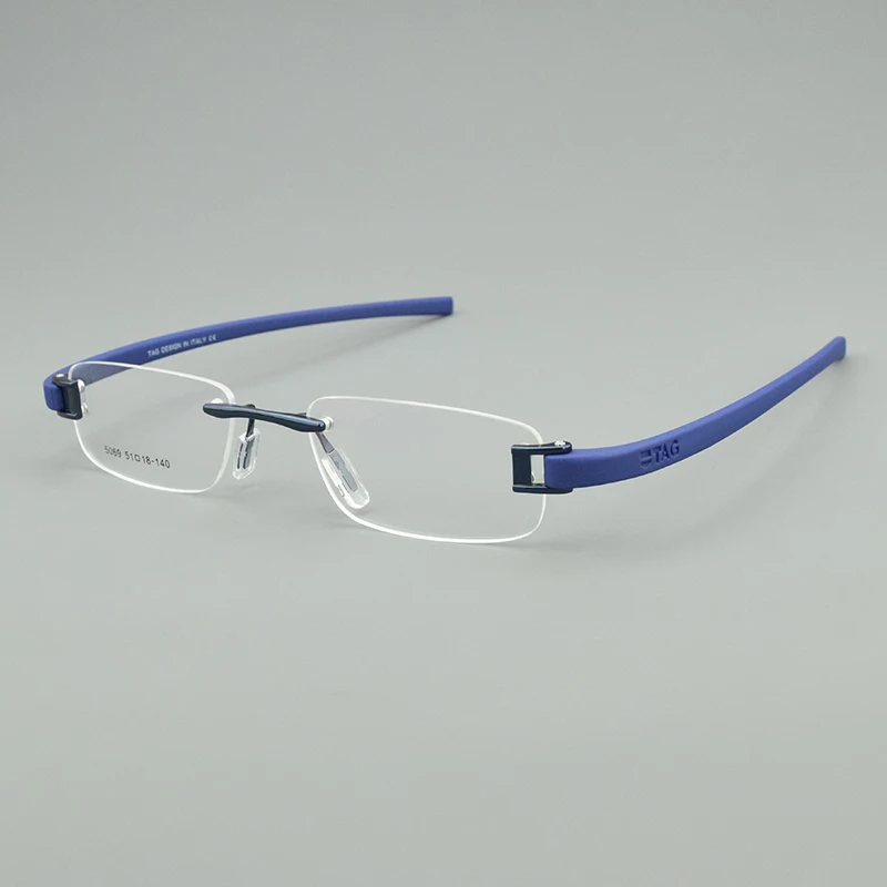 Titanium frameless optical glasses frame for men's fashionable prescription glasses frame men Reading Myopia for Wom H5069