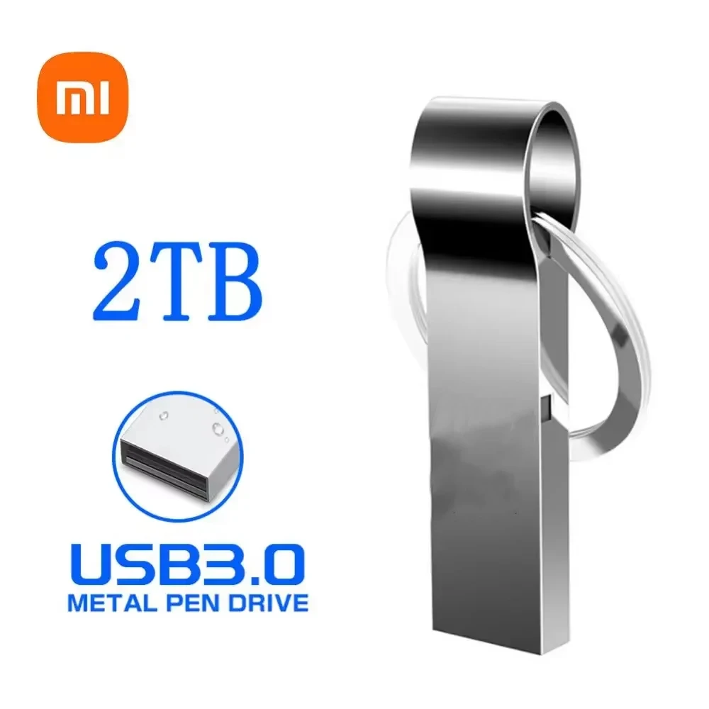 Xiaomi Original 2TB USB 3.0 Metal Flash Drives High Speed Pendrive Usb Drive Portable Memoria Usb Flash Disk TYPE-C Adapter New