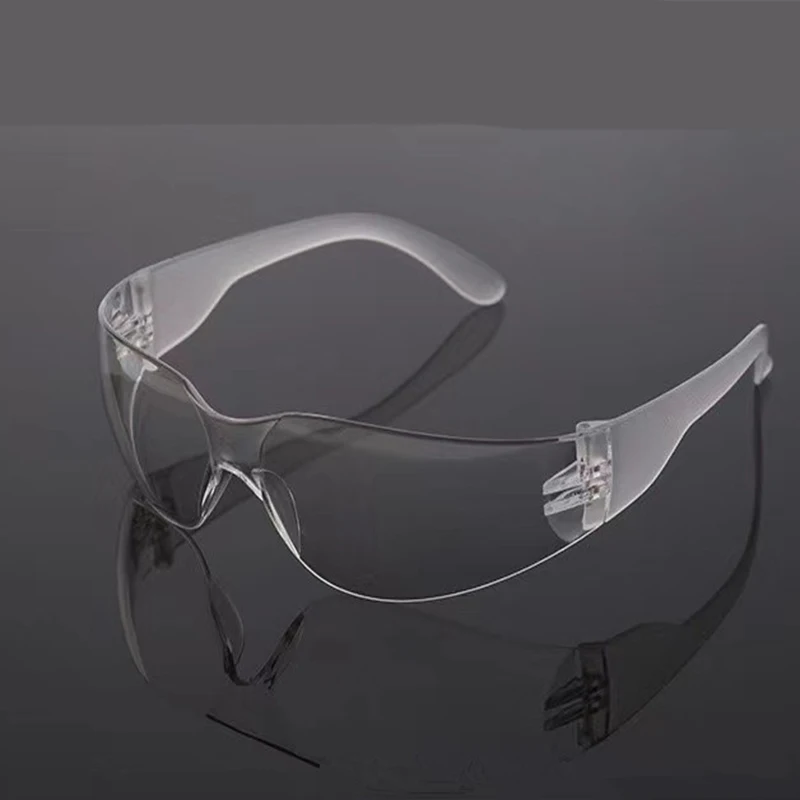 Óculos de segurança transparentes, Eye Proteção Eyewear, Dustproof, Windproof, Anti Laser, trabalho ao ar livre, laboratório