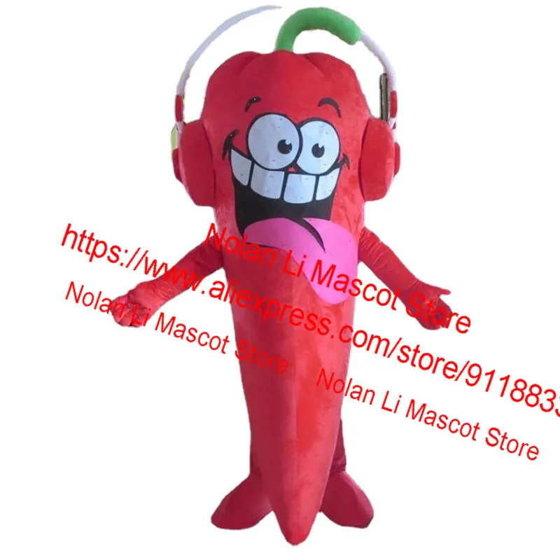 Costume de mascotte de poivre pour adulte, matériel EVA de haute qualité, ensemble de dessin animé de légumes, Cosplay, fête d'anniversaire, Halloween, cadeau de vacances 579