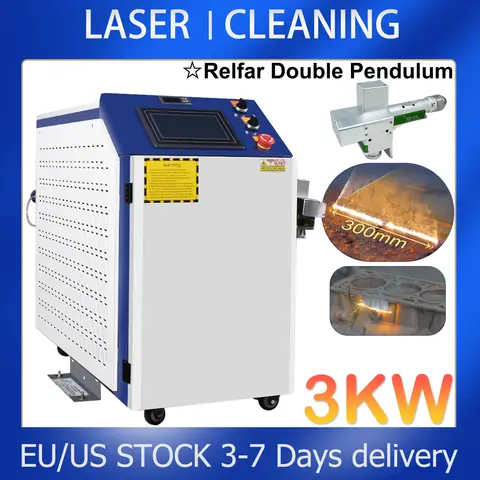 3000W laserrengöringsmaskin fiberlaser industriell rostborttagningsrengöring metalloljefärg laserrengöring 1500W/2000W/3000W 6 best sales laserrengöring 2000w - №6