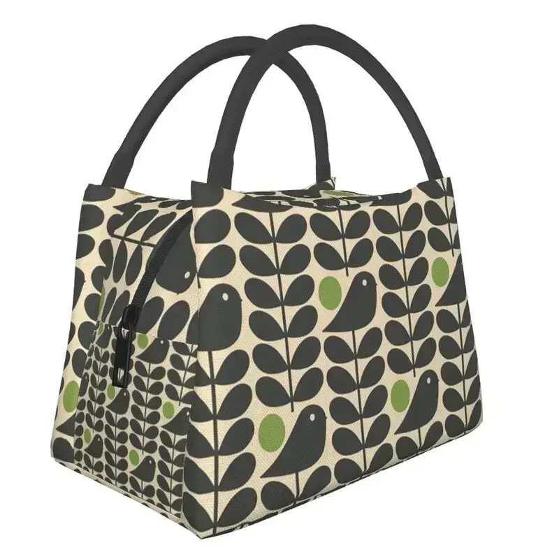 

Orla Kiely Scandinavian Multi-stem Portable Lunch Box Women Multifunction Thermal Cooler Food Insulated Bag Container