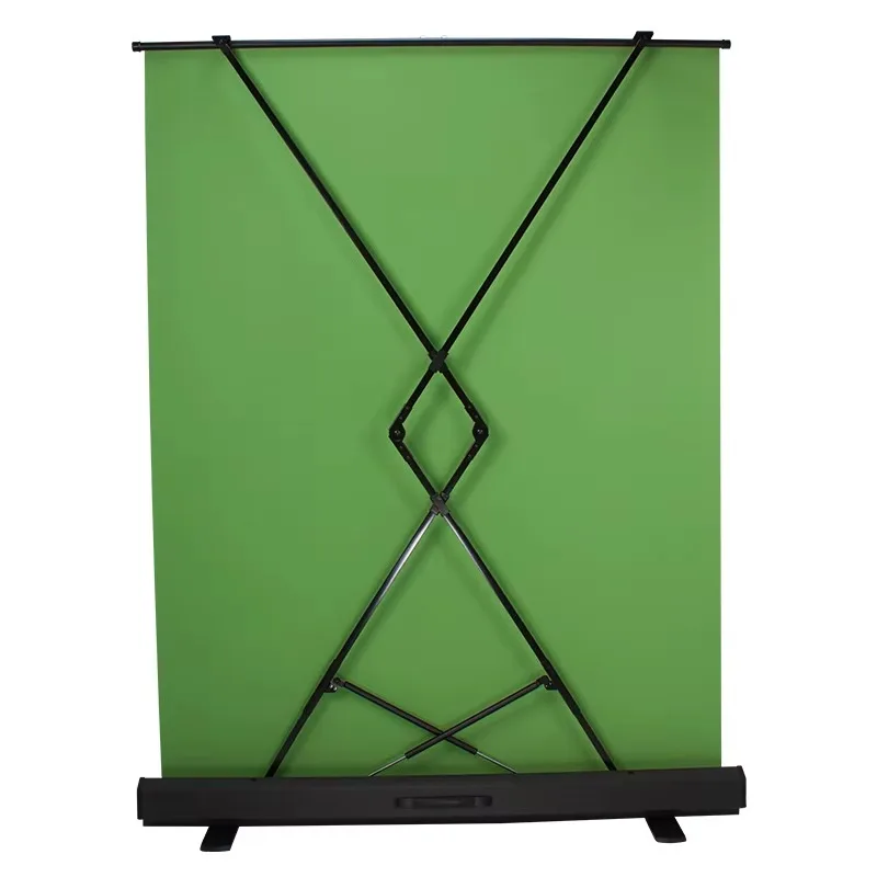 Latest 2024 model Portable collapsible backdrop roll up green screen background for video studio streaming