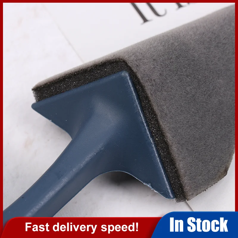 Pincel triangular com cabo de plástico durável, canto multifuncional e pintor para fácil aplicação, 1 peça