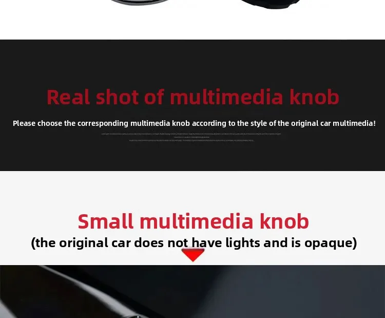 For BMW 1 2 3 4 5 6 7 Series X1 X5 X6 F20 F30 F10 F07 E60 E90 E70 IDrive Car Multimedia Big Knob Covers Button Trim Control