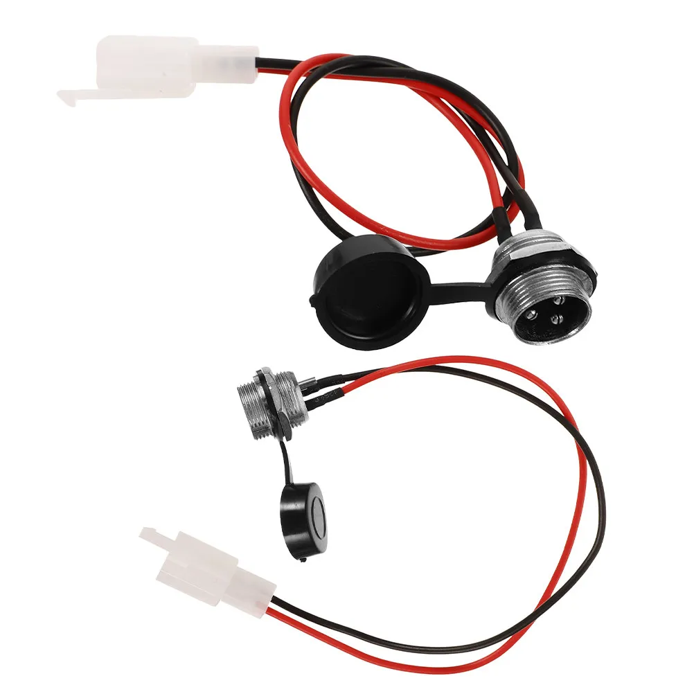 

2Pcs Motorcycle Charging Connector High Compatibility Stable Charging Scooter Replacement Parts Electric Scooter Accessories