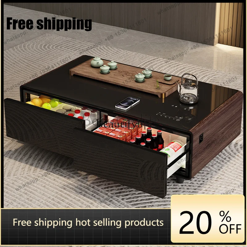 Factory DirectSmart Coffee Table, Refrigerator Integrated With Refrigerator, Wireless Charging, Bluetooth Music, High-end Office