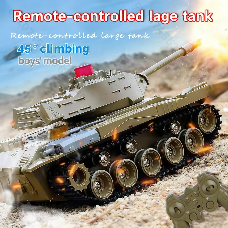 JJRC Q85 RC Tank Model Military Crawler 2.4G Remote Control Programmable Tank Sound Effects Tank 1/30 Toys for Boys Xmas Gifts