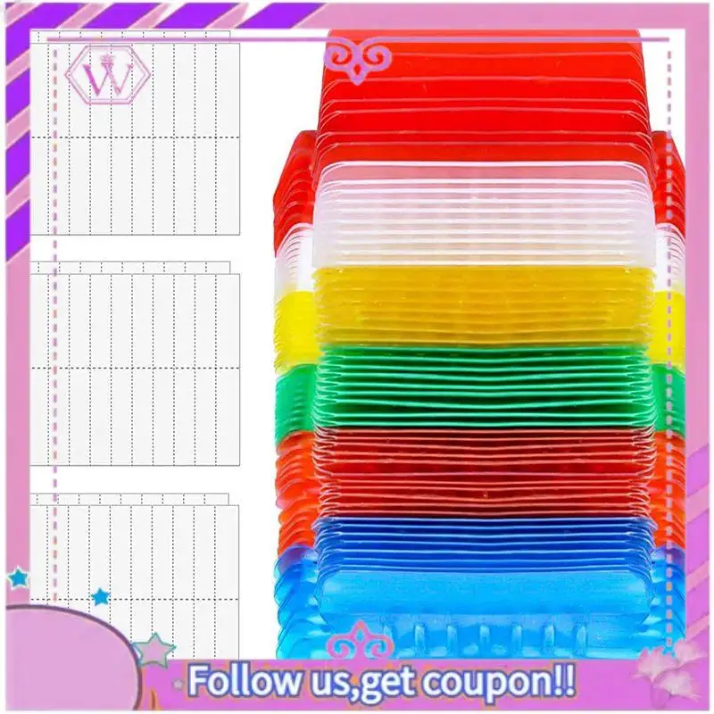 

120 Pcs 2 Inch Hanging Folder Tabs And 240 Grids Inserts For Quick Identification Of Hanging Files Hanging File Inserts