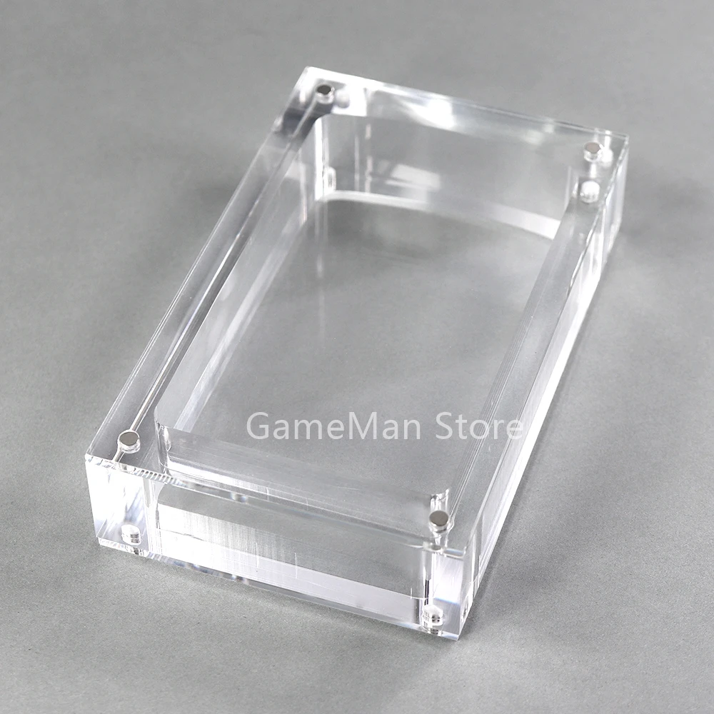 1szt Do konsoli Gameboy GB GBA GBC GBP GBM GBA SP Przezroczysty akrylowy wyświetlacz Pudełko do przechowywania Akrylowa obudowa Magnetyczna osłona ssąca — zdjęcie produktu 2