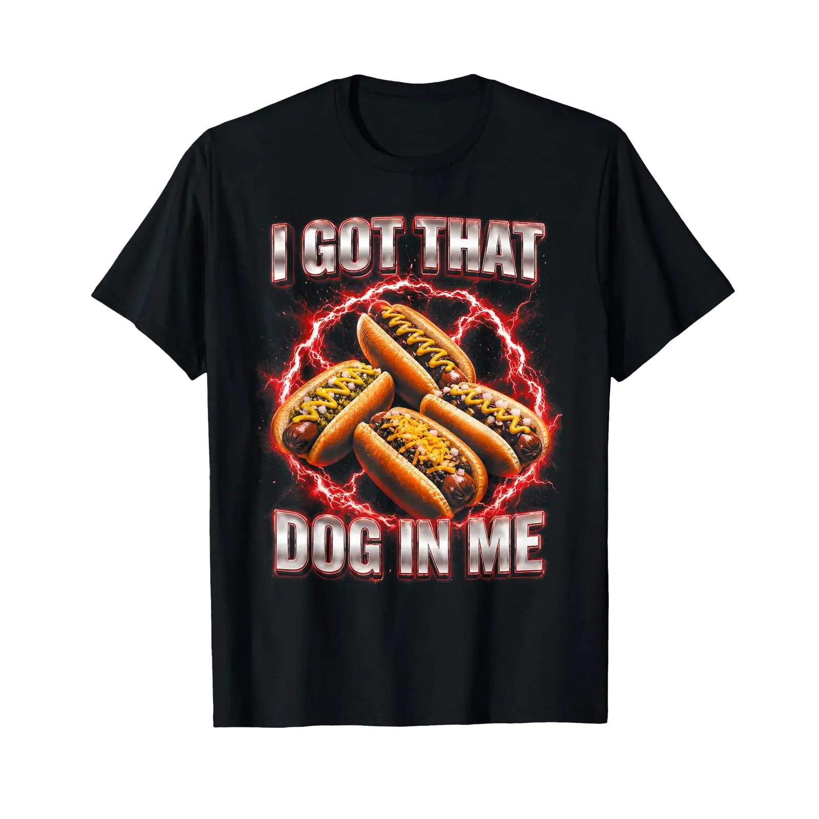 Ich Habe den Hund in Mir Bootleg Meme Lustiger Hotdog T Shirt vintage Washed Breathable Stylish graphic Unisex designer clothes