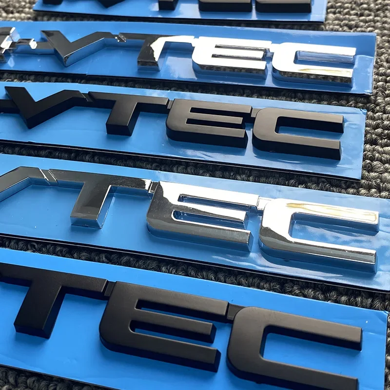 Car Letters Rear Trunk Badge iVTEC Logo I VTEC Sticker 3D For Honda City Civic Accord Jazz CRV Accessories