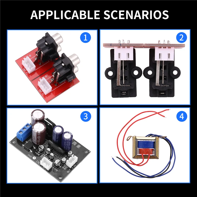 

Upgraded Vinyl Record Player Preamplifier Board MM MC Phono Amplifier Gramophone Head Magnification Preamp Dual AC 12-16V