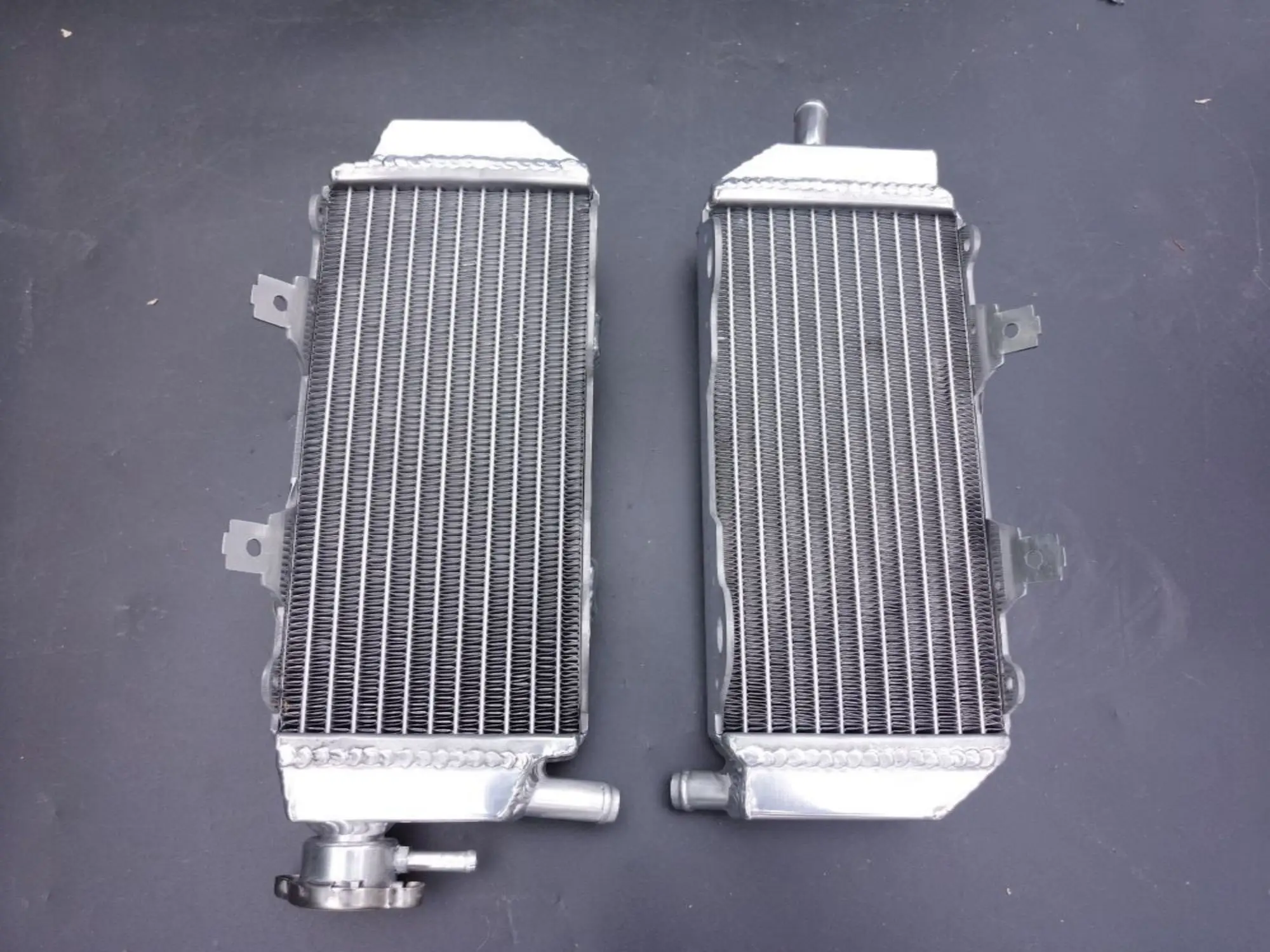 New Left & Right side For 2011-2013 HUSQVARNA TE511 TE 511 Aluminum Radiator Cooler Cooling Coolant 2011 2012 2013