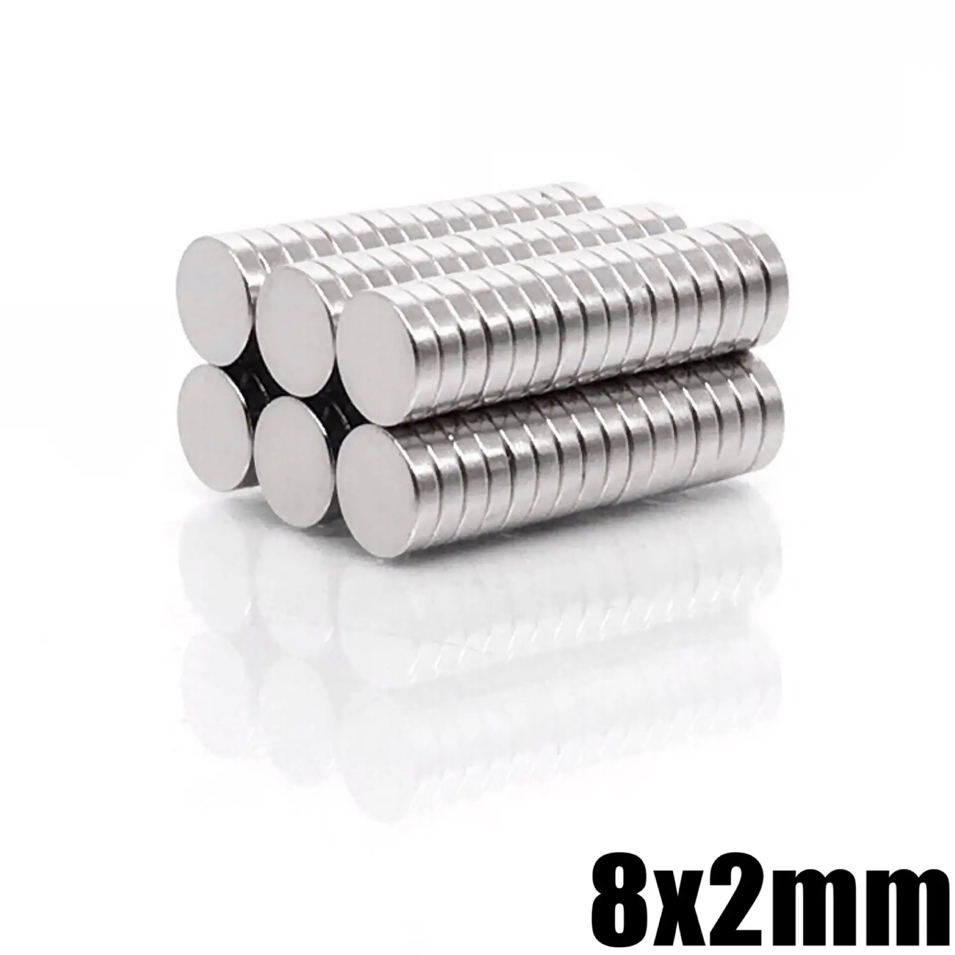 20-2000Pcs 8x2 mm N35 Neodymium Super Strong Magnet 8mmx2mm Permanent Round Magnet 8x2mm Powerful Magnetic Disc Magnet 8*2mm