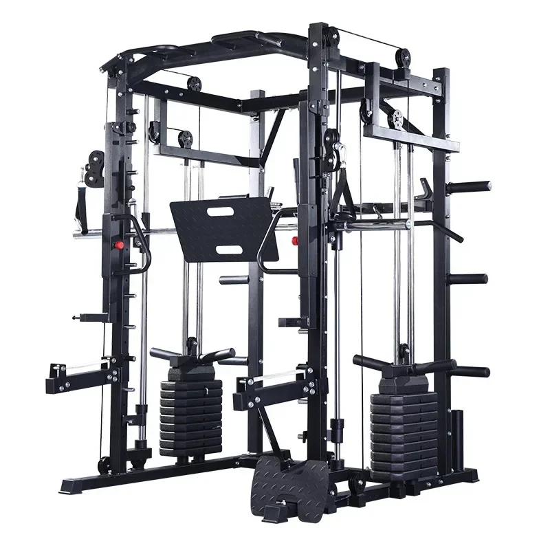 Gym Machine All in One Mutli Weight Function Station Multifunction Smith Machine Multi Functional Trainer Cable Machine