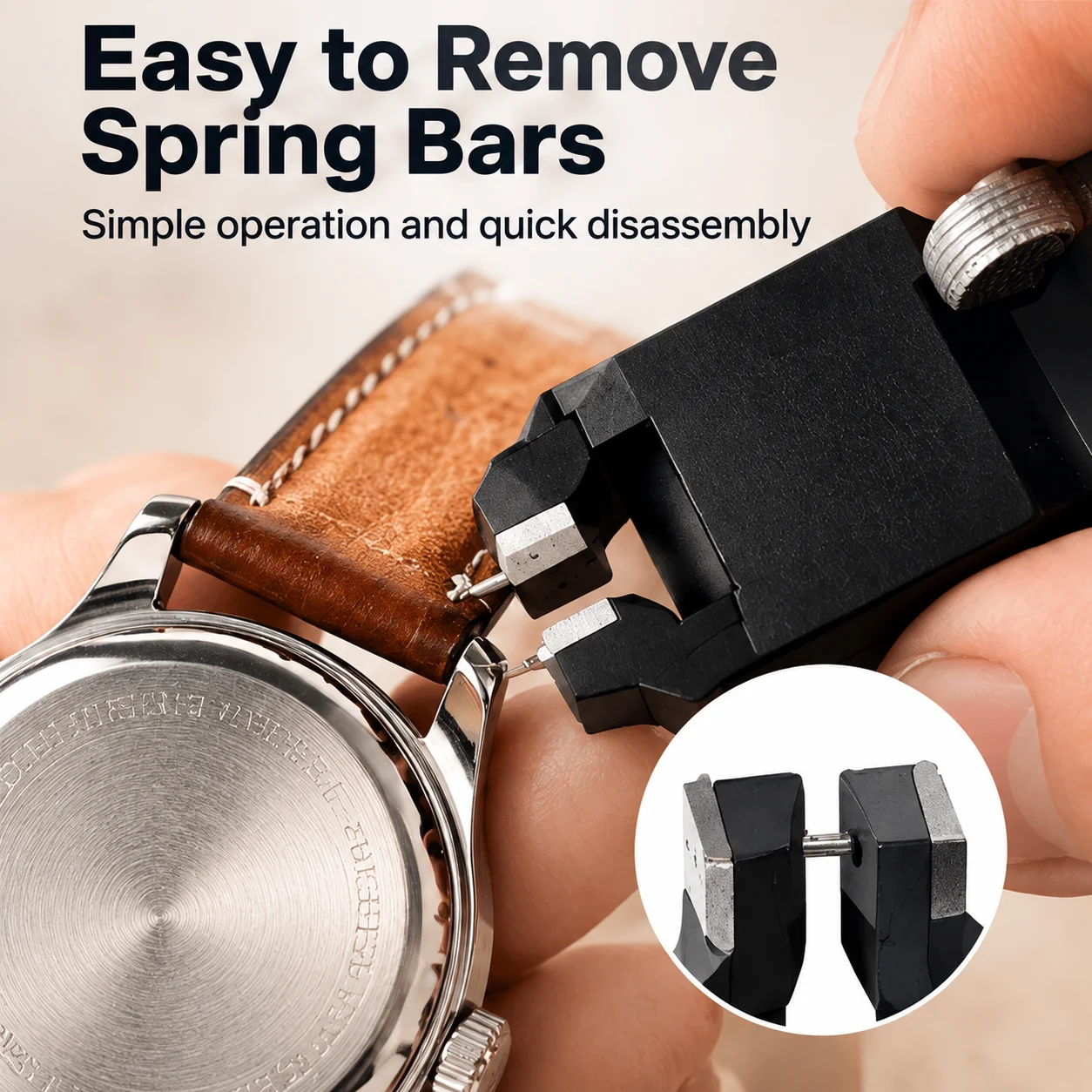 Professional Watch Bracelet Removal Tool Spring Bar Tool Stainless Steel Watch Strap Remover Plier Fitfor Luxury Watches