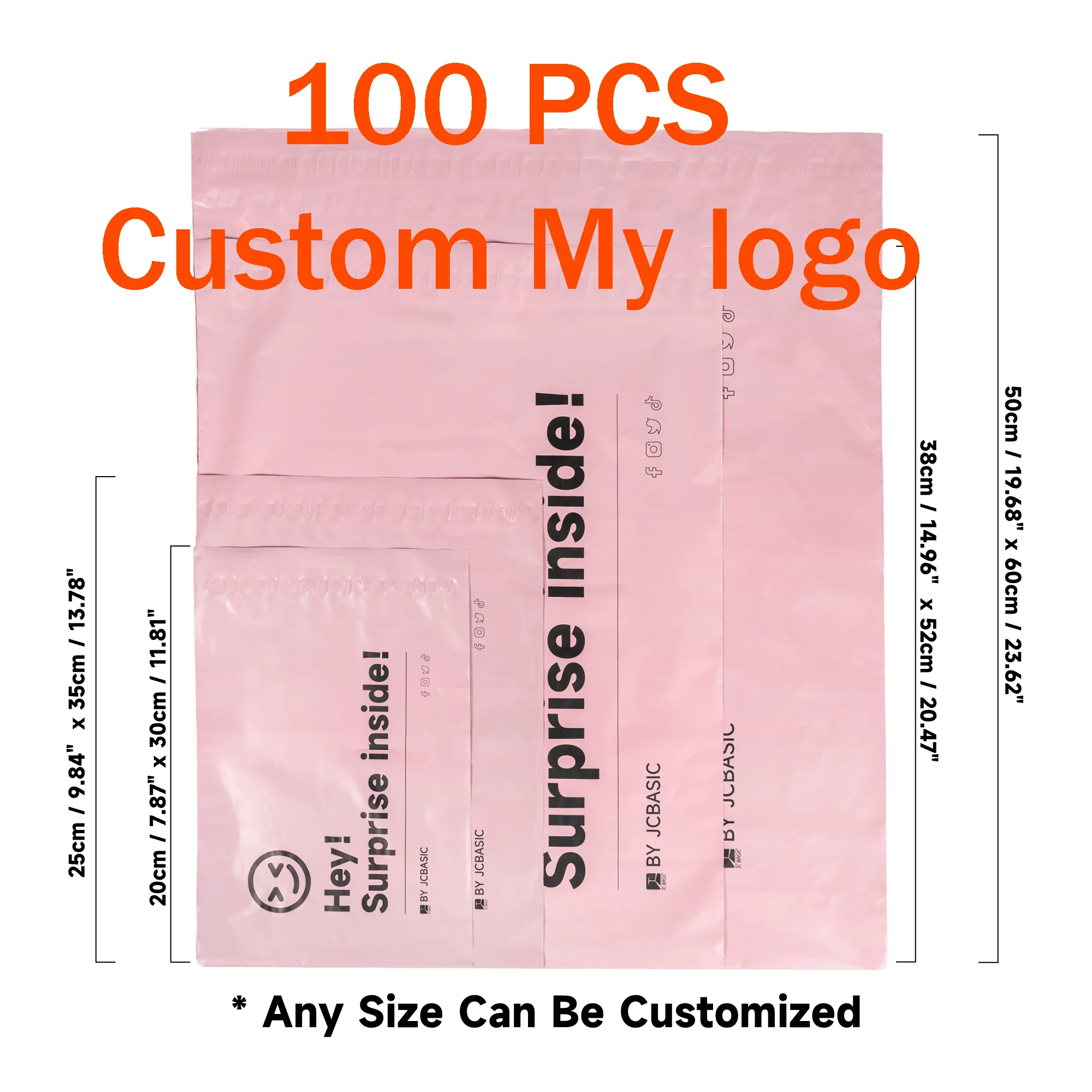 Custom LOGO Courier Mailing Bag Shipping Envelopes Poly Bag Customized Logo Printed Poly Mailers Mailing Bags