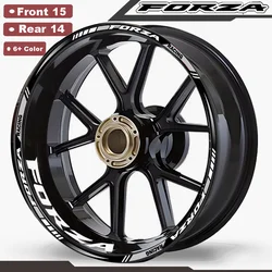 For Honda Forza125 Forza250 Forza300 Forza350 Wheel Stickers Rim Decals Motorcycle Accessories Forza 125 250 300 350 NSS350 2023