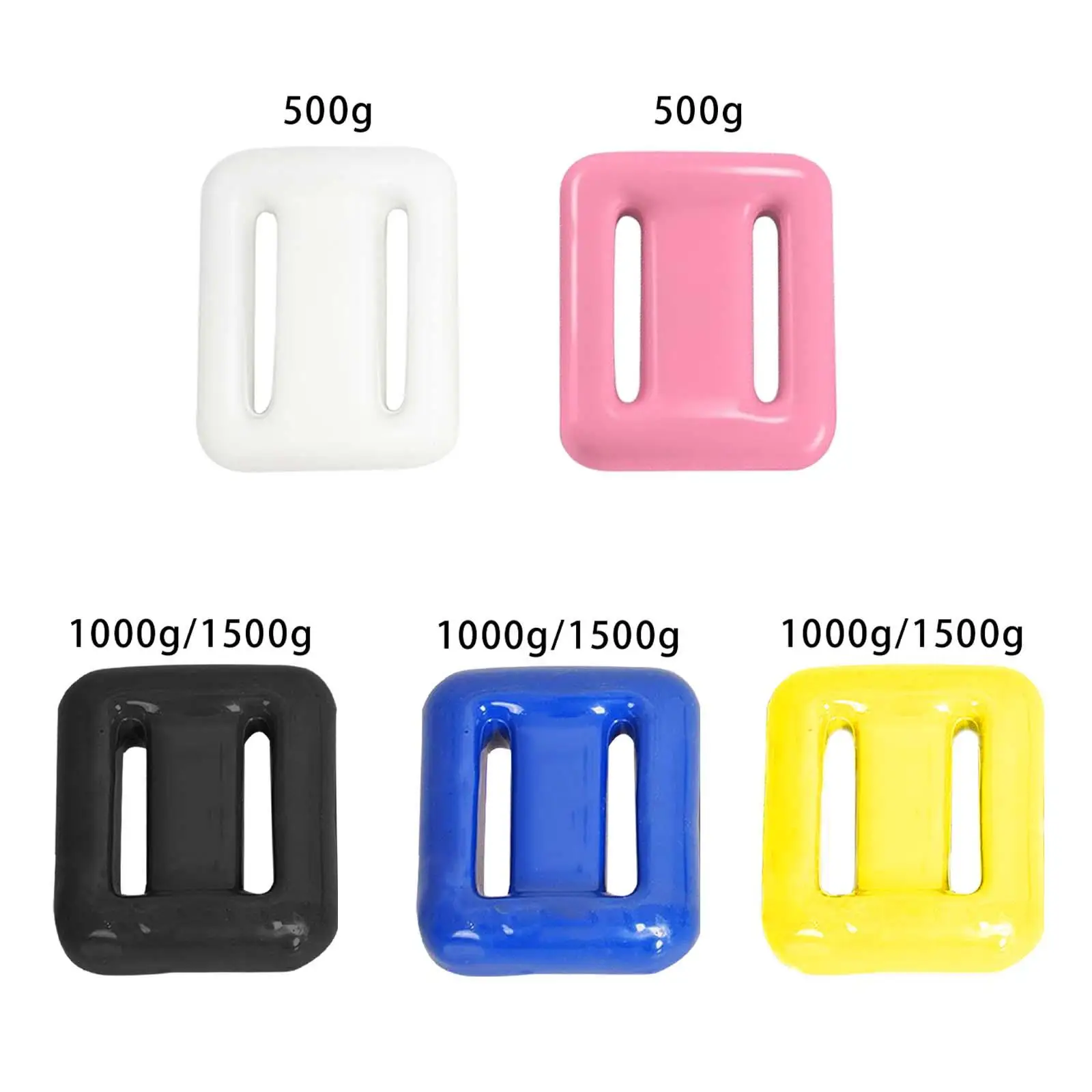 0.5/1.5kg Diving Weight Backplate Diving Scuba Weight Waist Belt Tools Colorful