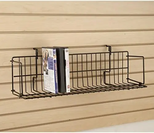 Lot of 6 Retail Black CD/DVD/Cassette Shelves For Grid 24