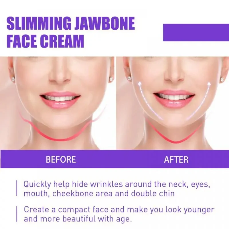 Effective Face V Shape Lift Slim Cream Remove Double Chin Create Exquisite Facial Contours Suit Firming Anti Wrinkle Beauty Skin