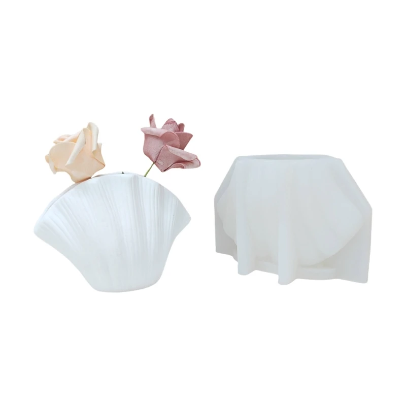 Flowerpot Moulds Silicone Planter Molds Silicone Texture for Hand-Making Planter