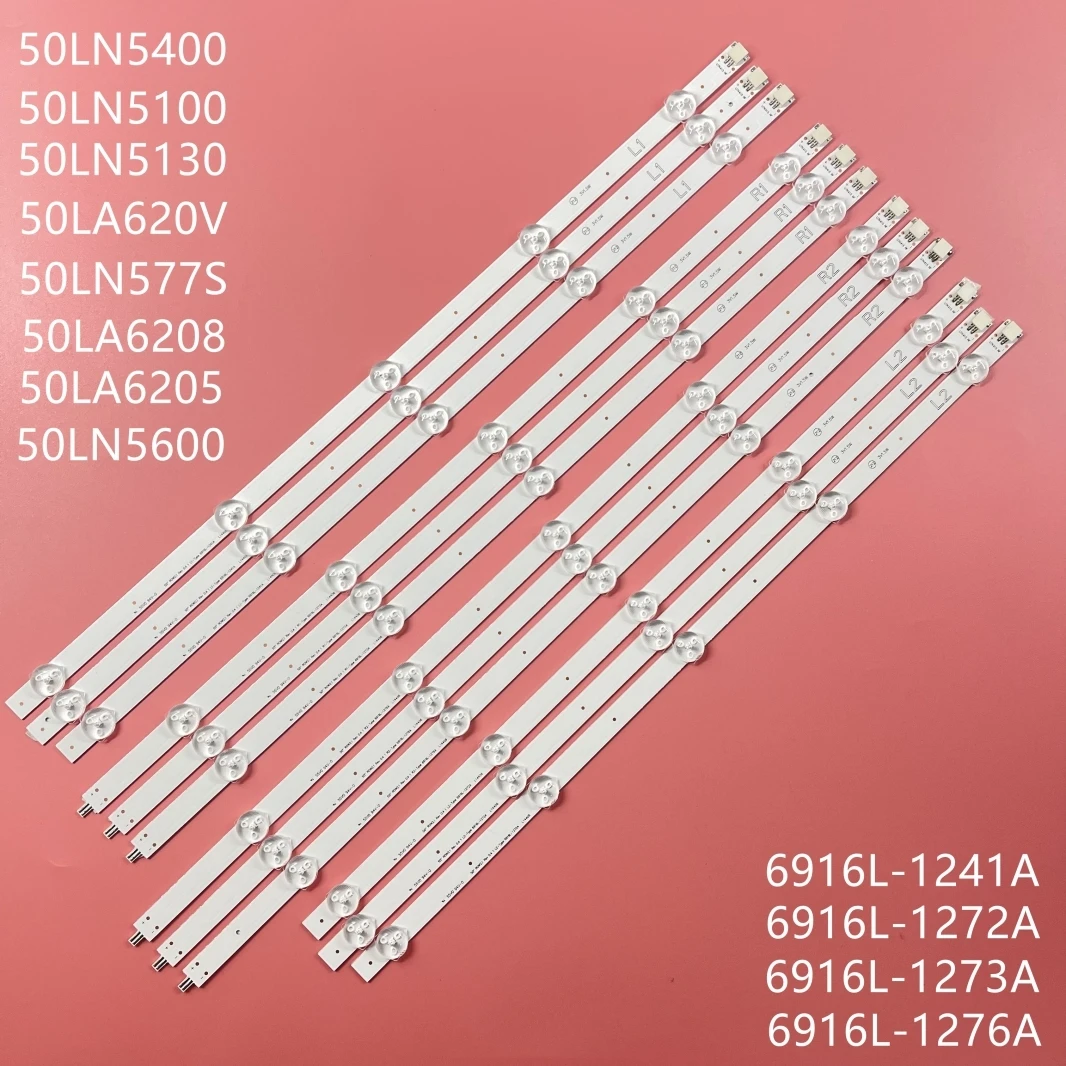 

LED Bar strip Array for 50"ROW 2.1 Rev 0.4 TOSHIBA 50L1350U 50L2300U 50L3400U 50L4353D 6637L-0021A 1241A 6916L-1273A 1272A