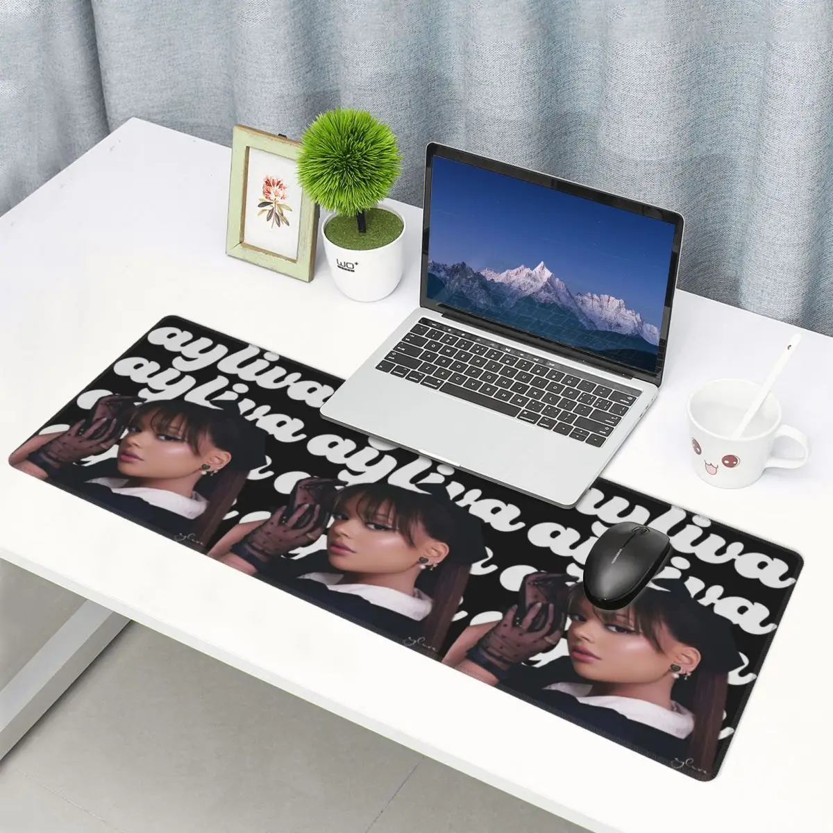 Large Mouse Pad Pop Art Ayliva In Liebe Gamer PC Laptop Mats Keyboard Carpet Computer Gaming Office Accessories Desk Mat