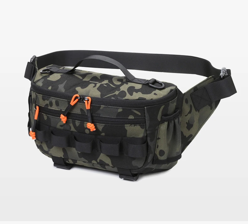 Angeln Brust Taille Tasche Taktische Outdoor Reise Sport Angeln Locken Taschen Jagd Camping Wandern Radfahren Pack Molle Rig Beutel – Detail 17