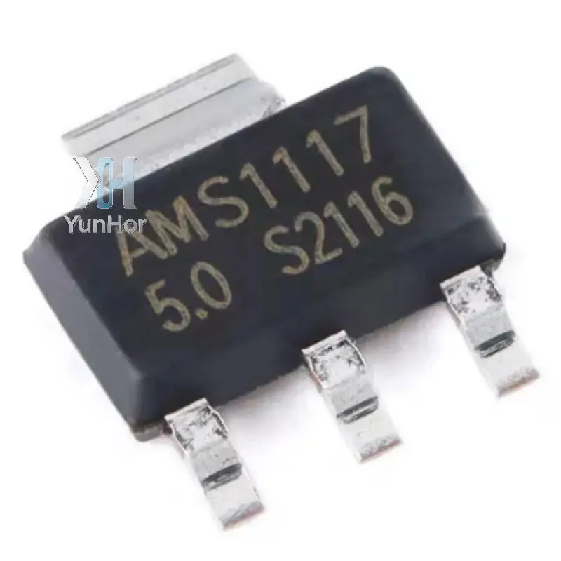 70PCS 7*10PCS  AMS1117-5.0V/ADJ AMS1117-3.3V AMS1117-2.5V AMS1117-1.8V AMS1117-1.5V/1.2V SOT-223 Integrated Circuit