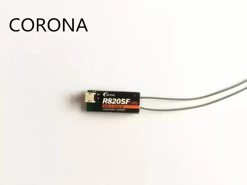 Corona R820SF 2,4 GHz Mini S‑FHSS Empfänger 8CH S.BUS CPPM Ausgang für Futaba RC Sender FPV Flugzeug Drohnen Modellteile – Detail 4