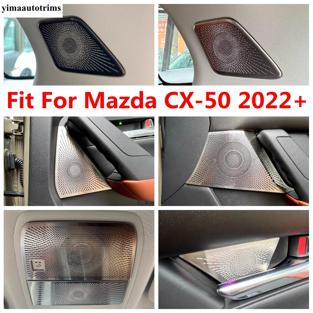 

Pillar C Horn / Door Speaker / Inner Handle Bowl / Reading Lights Lamps Frame Cover Trim Accessories For Mazda CX-50 2022 - 2024