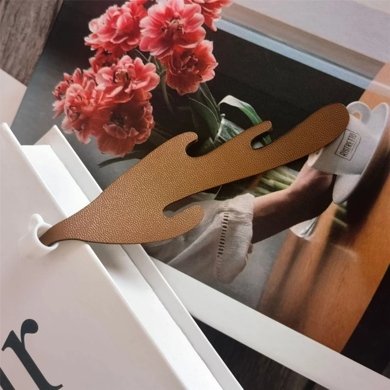 Кожаные закладки, закладки для пролитого кофе, угловая страница, подарок для учителя, любителя книг, читателя книжных червей