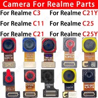 Front and Rear Back Camera For Realme C3 C11 C21 C21Y C25 C25Y Main Facing Camera Module Flex Cable Replacement Spare Parts