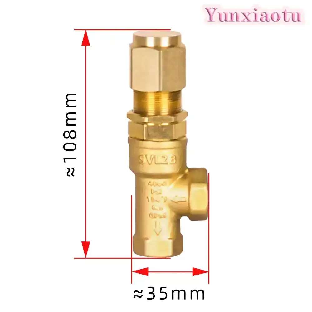Safety valve Large flow high pressure plunger pump Safety valve accessories Farm fog adaptation AR car wash pump Brass