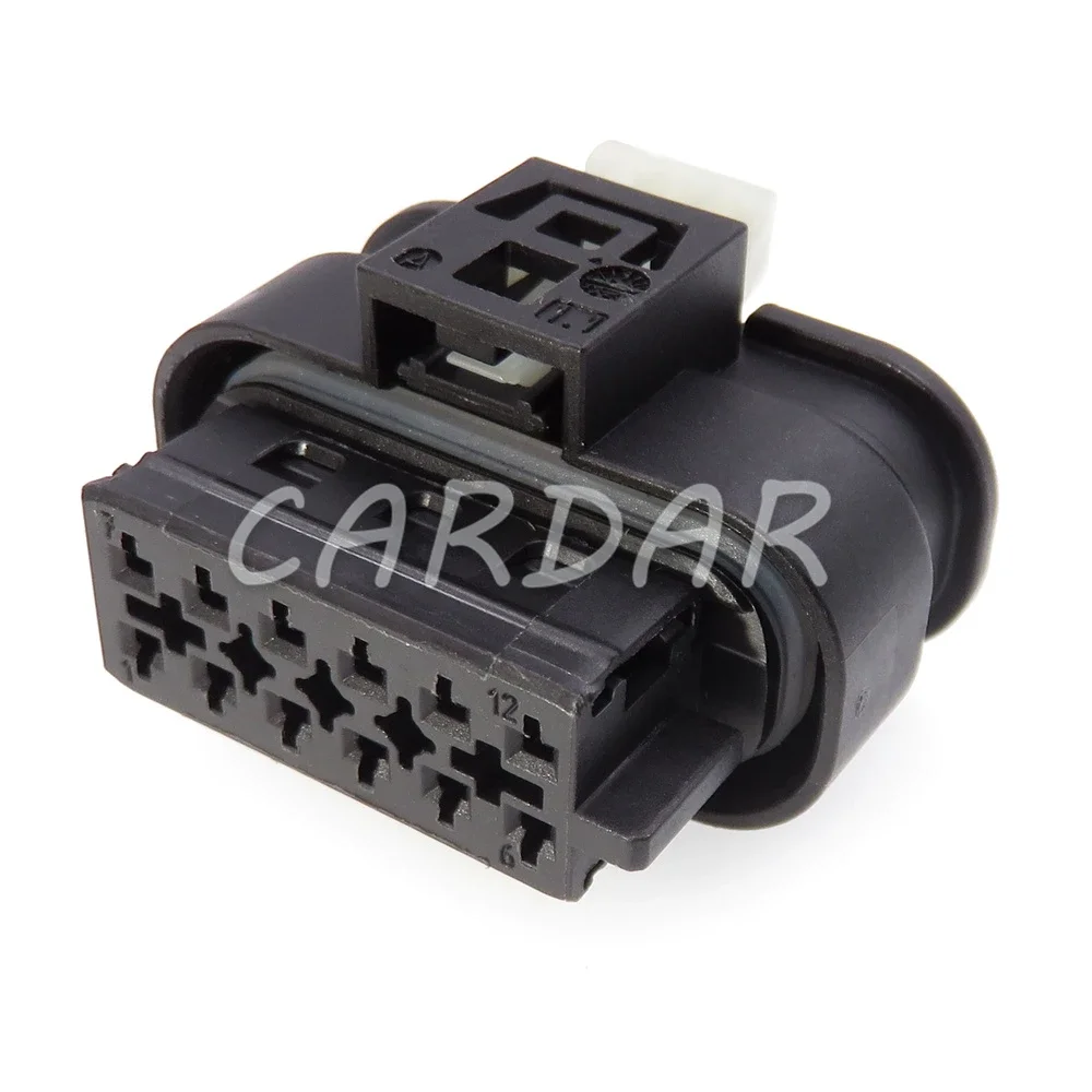 1 Set 12 Pin 1.2 Series Automobile Wire Cable Waterproof Socket AC Assembly with Terminal and Rubber Seals Car Connector 806-344