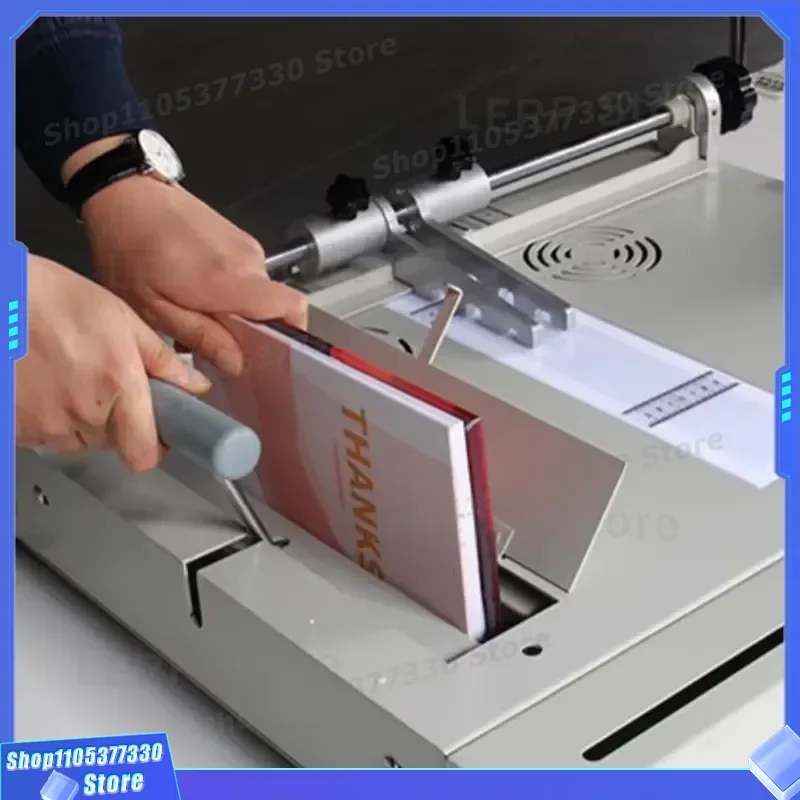 KDC 100P Hardcover Book Cover Maker Machine with Groove Function for DIY Binding Craft Tool Equipment Hardcover Book Cover
