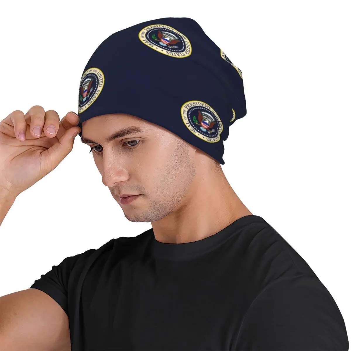Seal Of The President Of The United States Unisex Adult Beanies Caps Knitting Bonnet Hat Warm Autumn Winter Skullies Hats