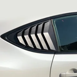 ABS Rear Side Window Louvers Air Vent Scoop Shades Cover Blinds 2PCS Fit for 2012-2018 Subaru BRZ Toyota GR86 Rear Window Panel