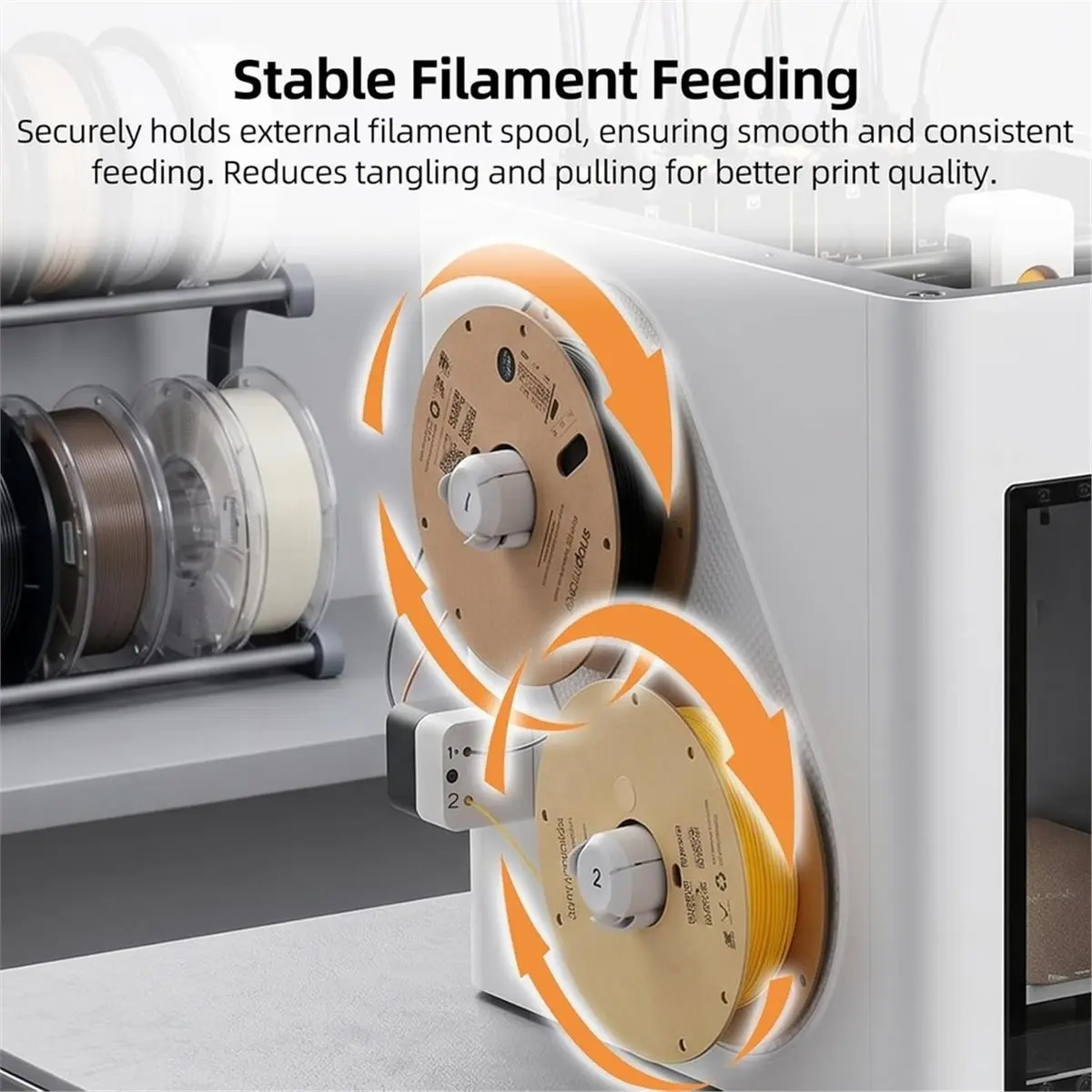 Filament Holder and Filament Tube for U1 - Enhance Your 3D Printing Experience