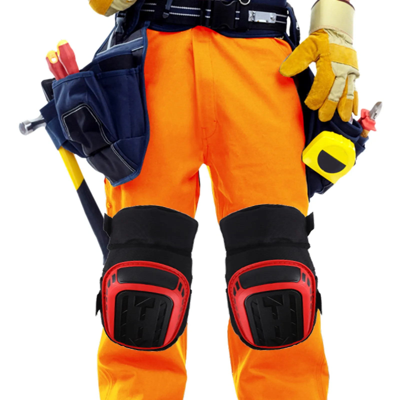 

Heavy Duty Knee Pads Adjustable Non-Slip Wear Resistant Gel Protection for Construction Workers Flooring Installers Gardeners