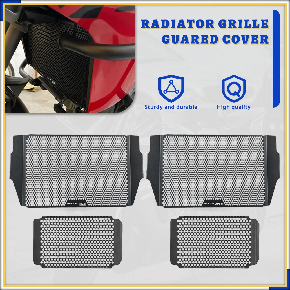 

For Ducati Multistrada 1200 S multistrada1200 2010 2011 2012 2013 14 Motorcycle Accessories Radiator Grille Guard Protector Part