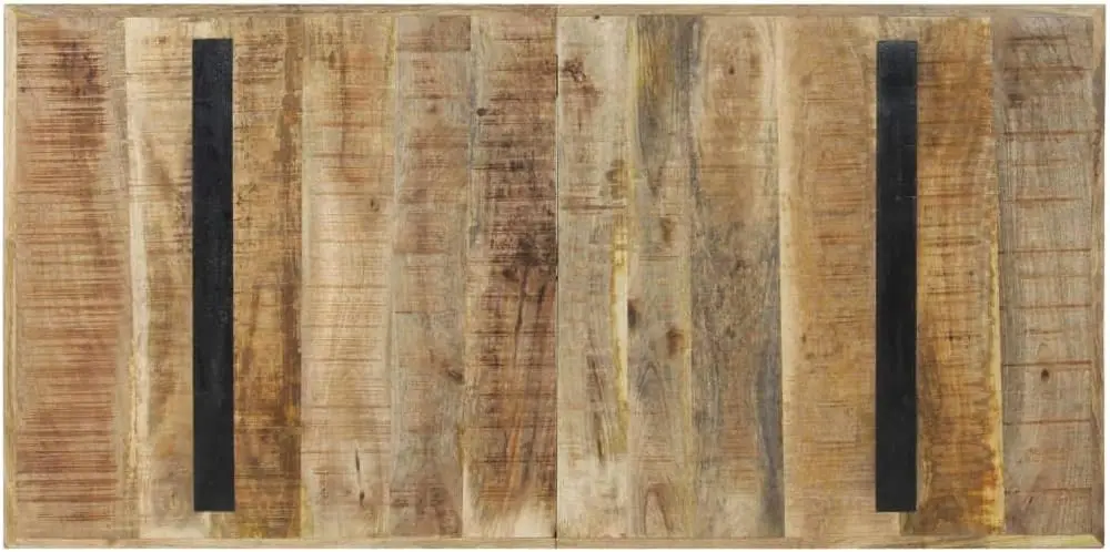 Study Table Cafe Table Dining Room Furniture Dining Table 55.1""X27.6""X29.9"" Rough Mango Woodfor Dining Room Kitchen Living