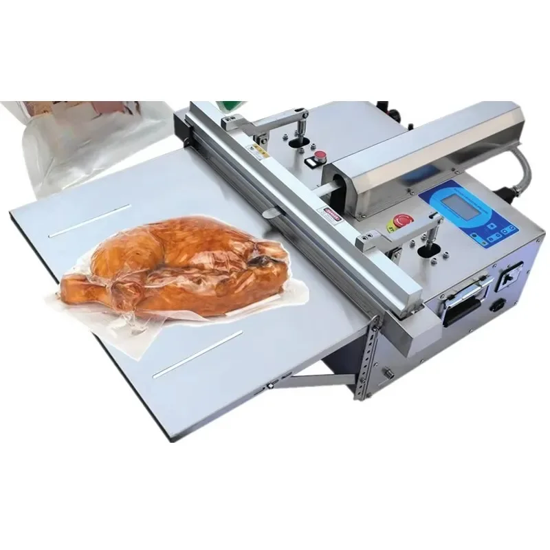 Electric Desktop MAP Vacuum Bag Sealer Machine Modified Atmosphere Vacuum Packaging for Commercial Use 220V