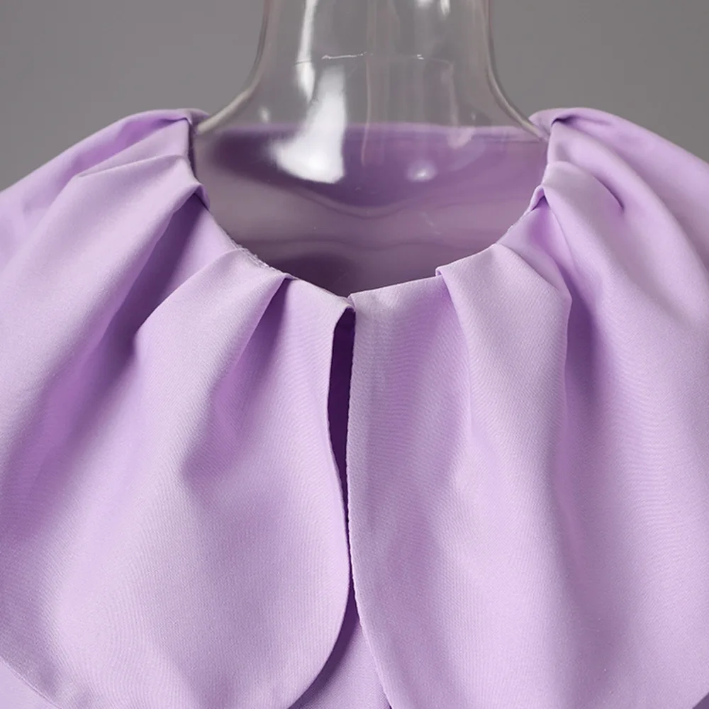 Estilo coreano vintage gola boneca manga longa vestido feminino retalhos vestidos de malha para mulher mini vestido feminino