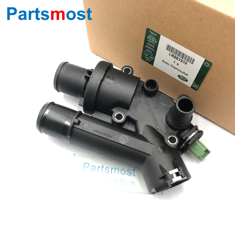 Nuevo termostato de refrigerante de motor automático y carcasa para LAND ROVER LR2 freelder Evoque descubrimiento deportivo Jaguar termostato de coche LR001312